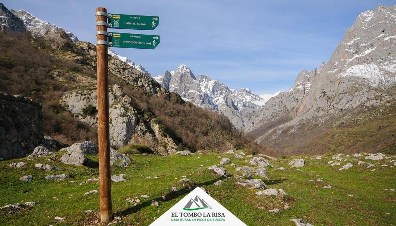 Casa Rural El Tombo La Risa Santa Maria de Valdeon ภายนอก รูปภาพ